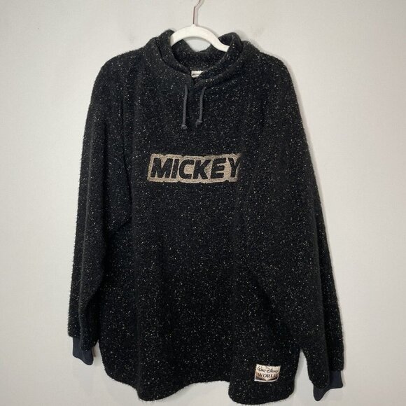 RARE Walt Disney World Vintage Mickey Cowl Neck Sweatshirt Size XL - Picture 1 of 7
